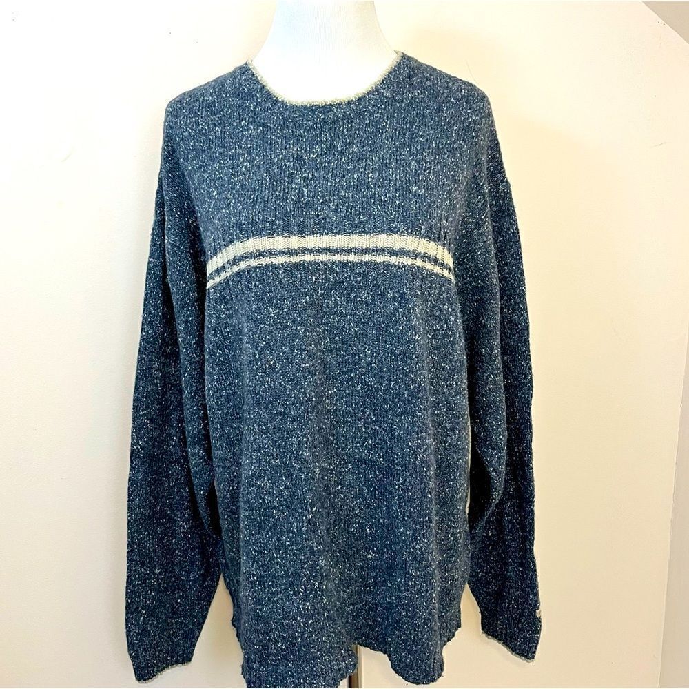 Columbia Men’s Blue Cotton/ Wool Blend Casual Sweater XL